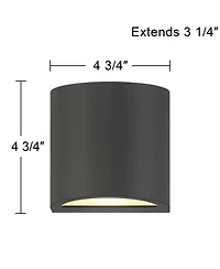 360 Lighting Marisha 4 3/4" High Led Outdoor Wall Light