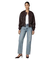 Blank Nyc Women's Overdrive Collarless Peplum Jacket