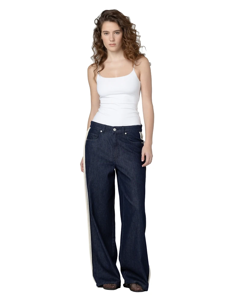 Blank Nyc Women's Play Time Harrison Low-Rise Baggy Jeans