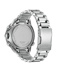 Citizen Men's Limited Edition Promaster Air Navihawk Silver-Tone Stainless Steel Bracelet Watch, 48mm