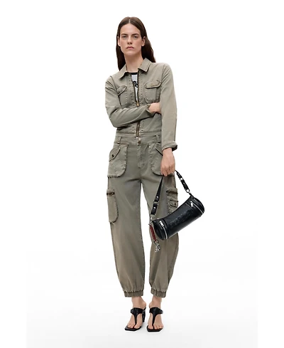 Desigual Women's Cargo Multi-Pocket Trousers