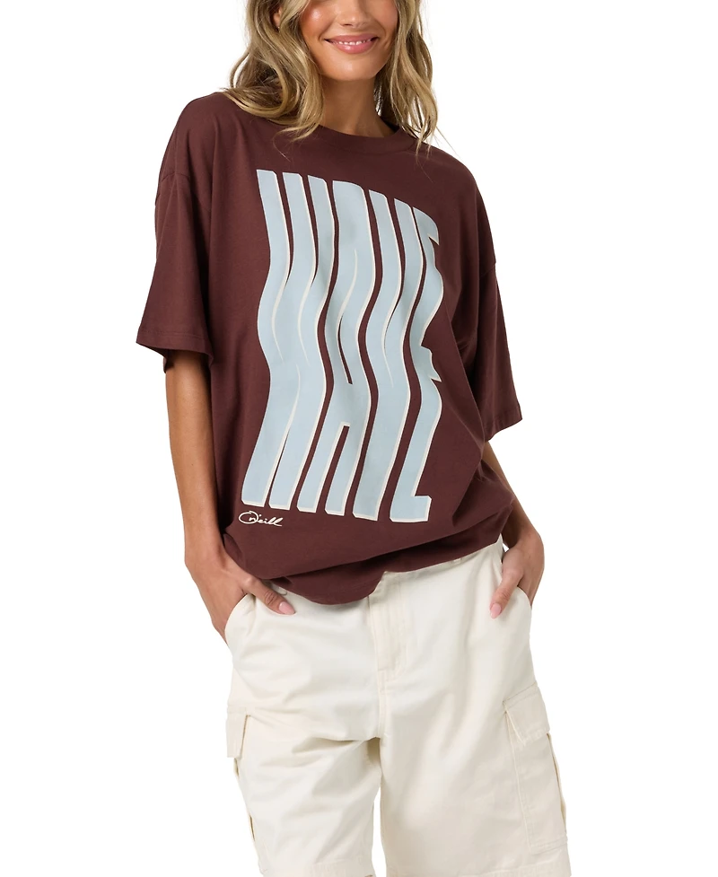 O'Neill Women's Oversized Graphic Cotton T-Shirt