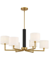 Possini Euro Design Possini Euro Virginia 32" Wide and Matte 6-Light Chandelier