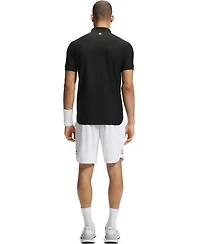 Boss by Hugo Men's Four-Way Stretch Stripe-Jersey Slim-Fit Polo Shirt