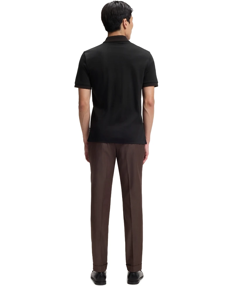 Boss by Hugo Men's Mercerized-Cotton Slim-Fit Polo Shirt