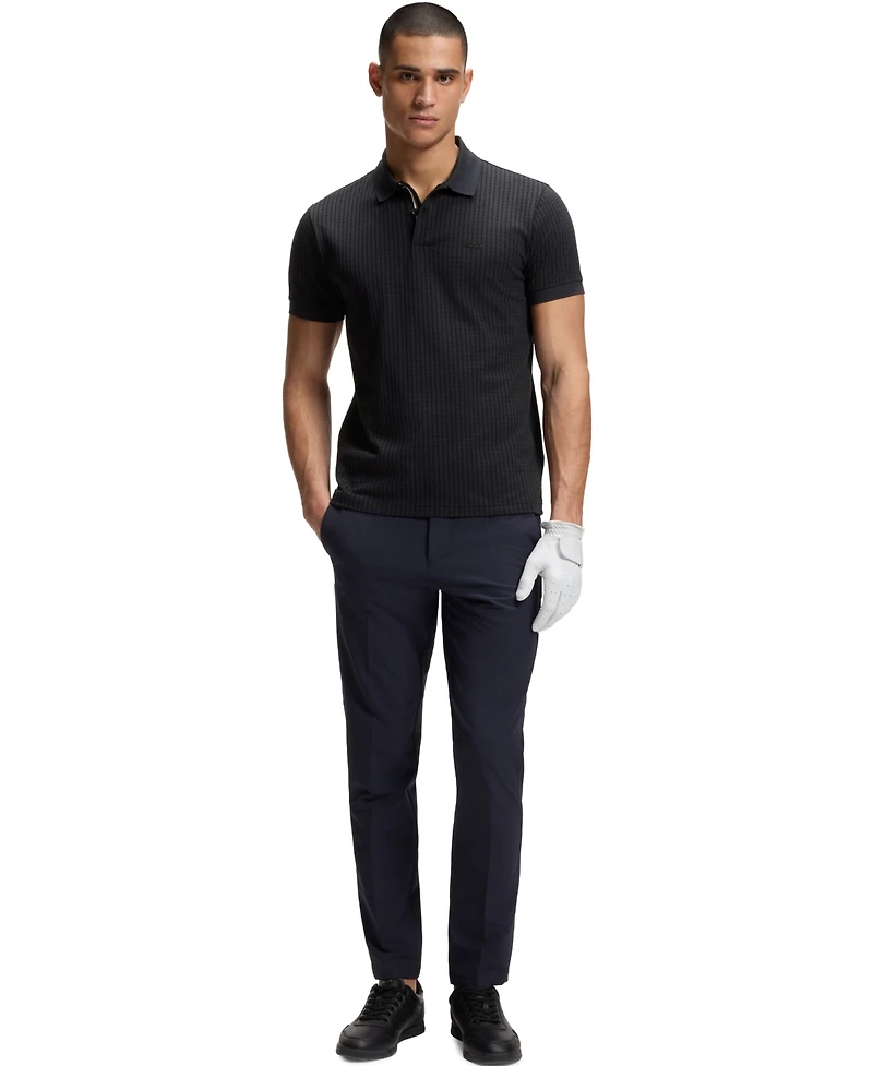 Boss by Hugo Men's Cotton-Pique All-Over Print Polo Shirt