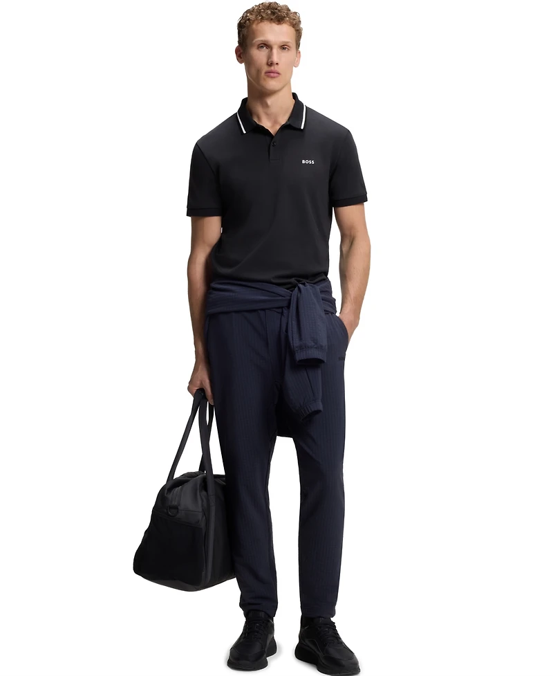 Boss by Hugo Men's Interlock Cotton Paddy Slim-Fit Polo Shirt