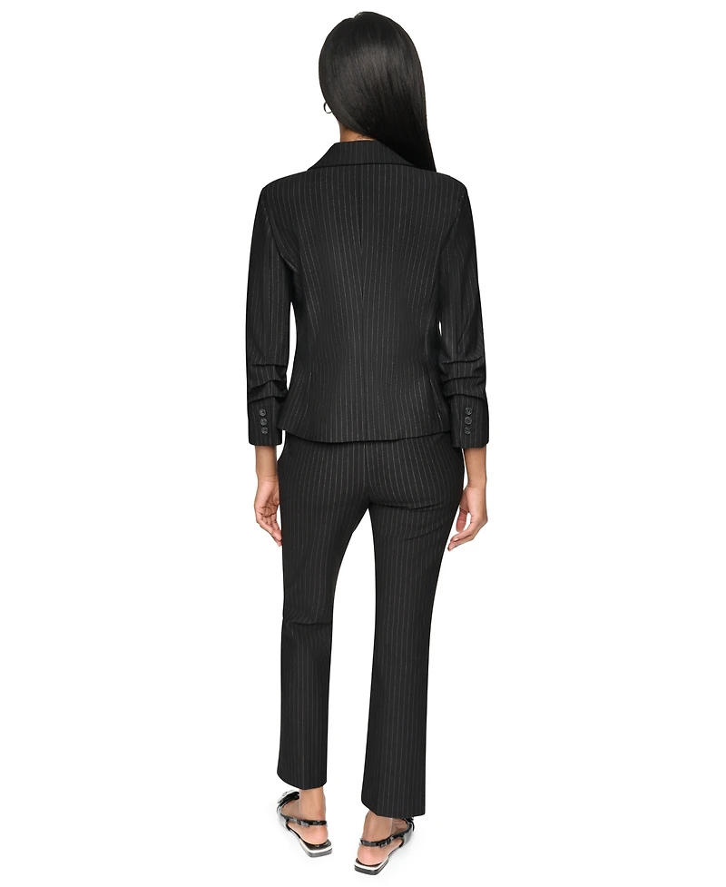 Dkny Petite One-Button Notch-Collar Jacket