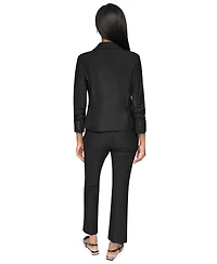 Dkny Petite One-Button Notch-Collar Jacket