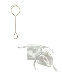 Adornia Tarnish Resistant Gold V Handchain