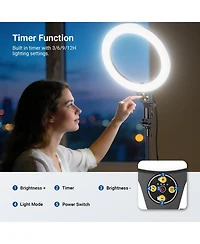 Neewer N43 Ring Light with 10W, CRI85,for select iPhone models
