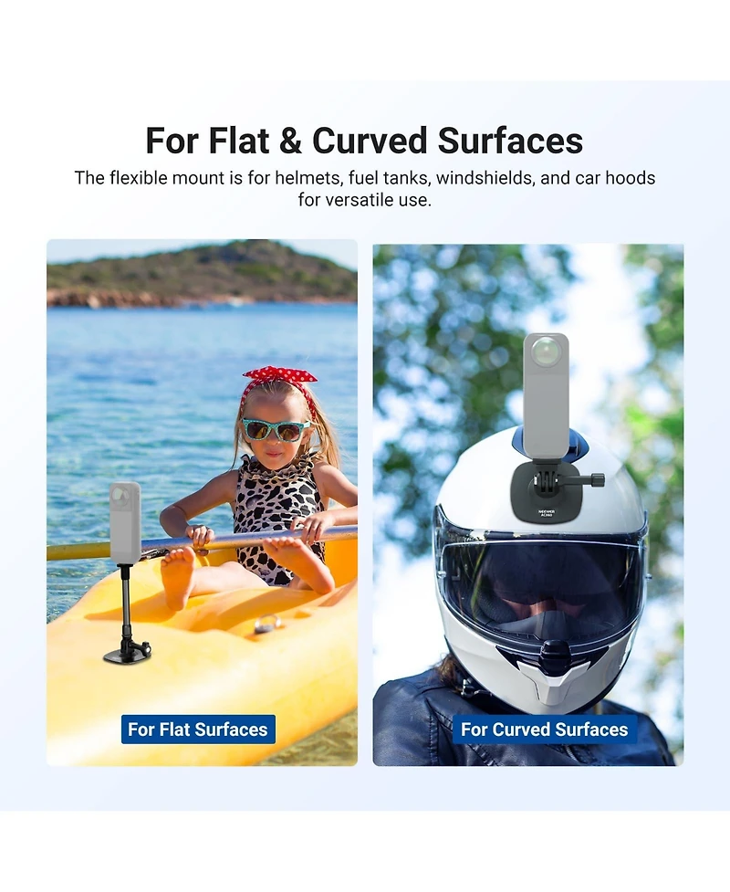 Neewer AC060 Camera Mounting Accessory for select GoPro, Dji and Insta360 action cameras