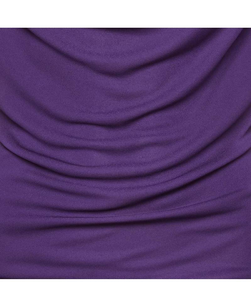 Pre-Owned Gucci Women's Cowl Neck Ruched Long Sleeve Top