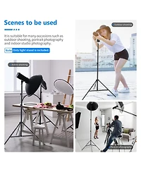 Neewer Photography Light Stand with 6.6feet, 200cm, 17.6lb