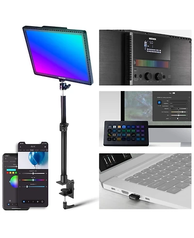 Neewer GL1C Camera and Photo Accessory with 48W, 2900K-7000K, Rgb