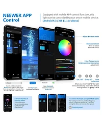 Neewer Rgb-P280 Camera Tripod with CRI97, Rgb
