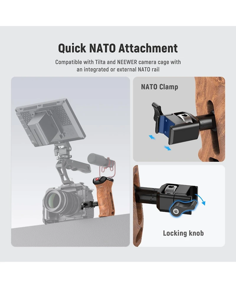 Neewer CA123 Camera Mounting Accessory with 22lb for SmallRig Camera Cage Sony Fujifilm Panasonic