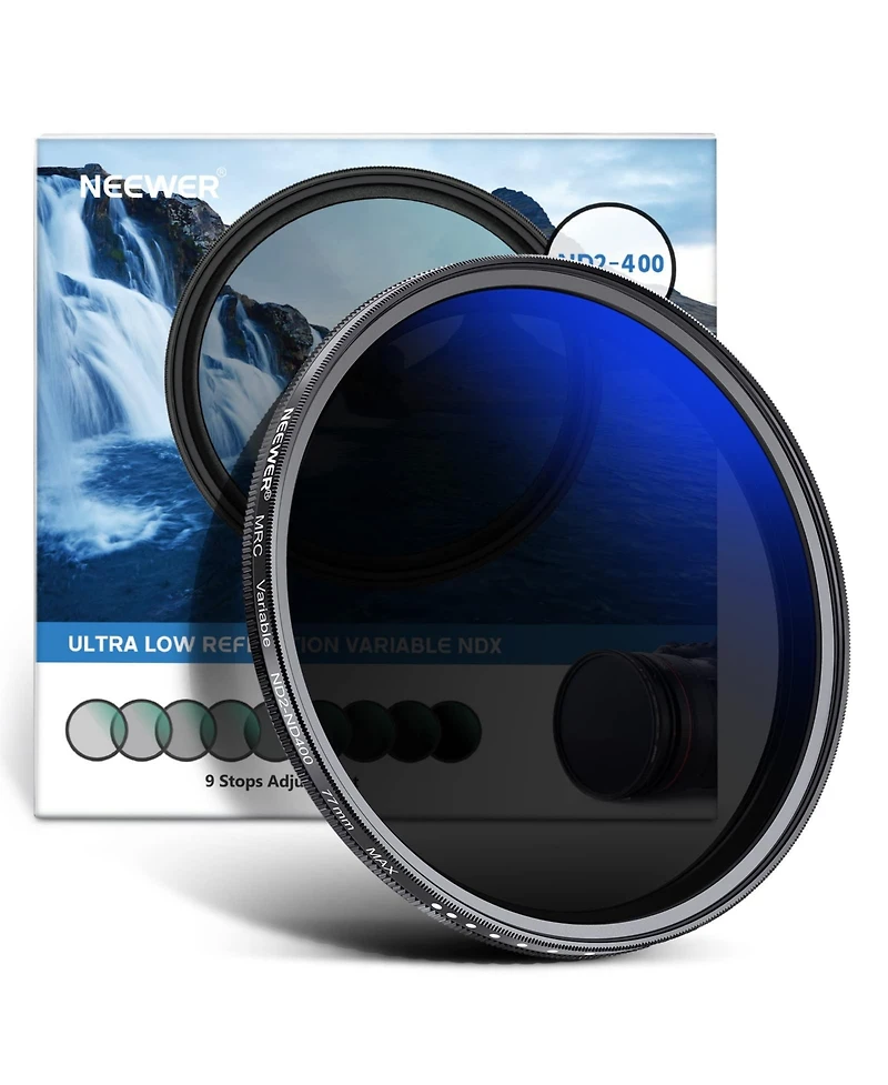 Neewer ND2-ND400 Camera Lens Accessory with ND2, ND400