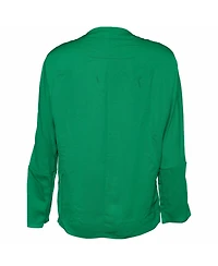 Pre-Owned Givenchy Women's Gathered-Neck Draped Long Sleeve Blouse