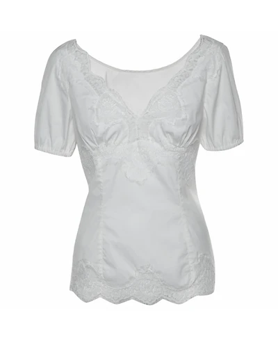 Pre-Owned Dolce & Gabbana Women's Stretch Cotton Top