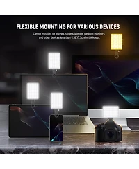 Neewer VL67B Led Video Light with 2000mAh, Bi Color for select iPhone models