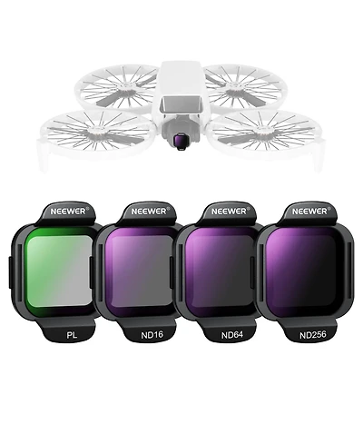 Neewer Fl-N33 Camera Lens Accessory with ND16, ND64, ND256 for Dji Flip/Lito X1 Drone