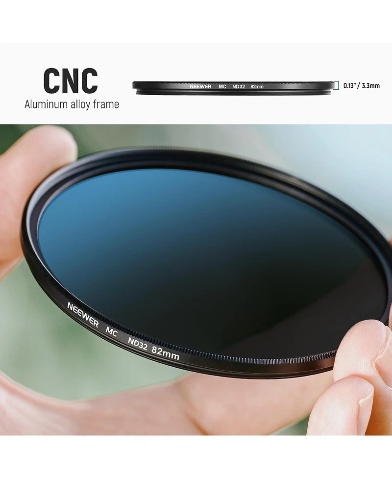 Neewer ND8 Camera Lens Accessory with ND8
