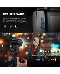 Neewer Z2-n Camera Flash with 3000mAh, Ttl for Nikon Cameras