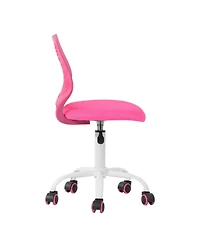 HomeRoots Adjustable Height Swivel Rolling Office Chair