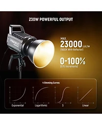 Neewer FS230C Led Video Light with 230W, 23000lux, 2500K-7500K