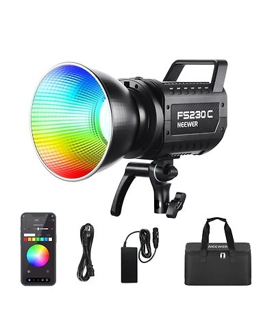 Neewer FS230C Led Video Light with 230W, 23000lux, 2500K-7500K