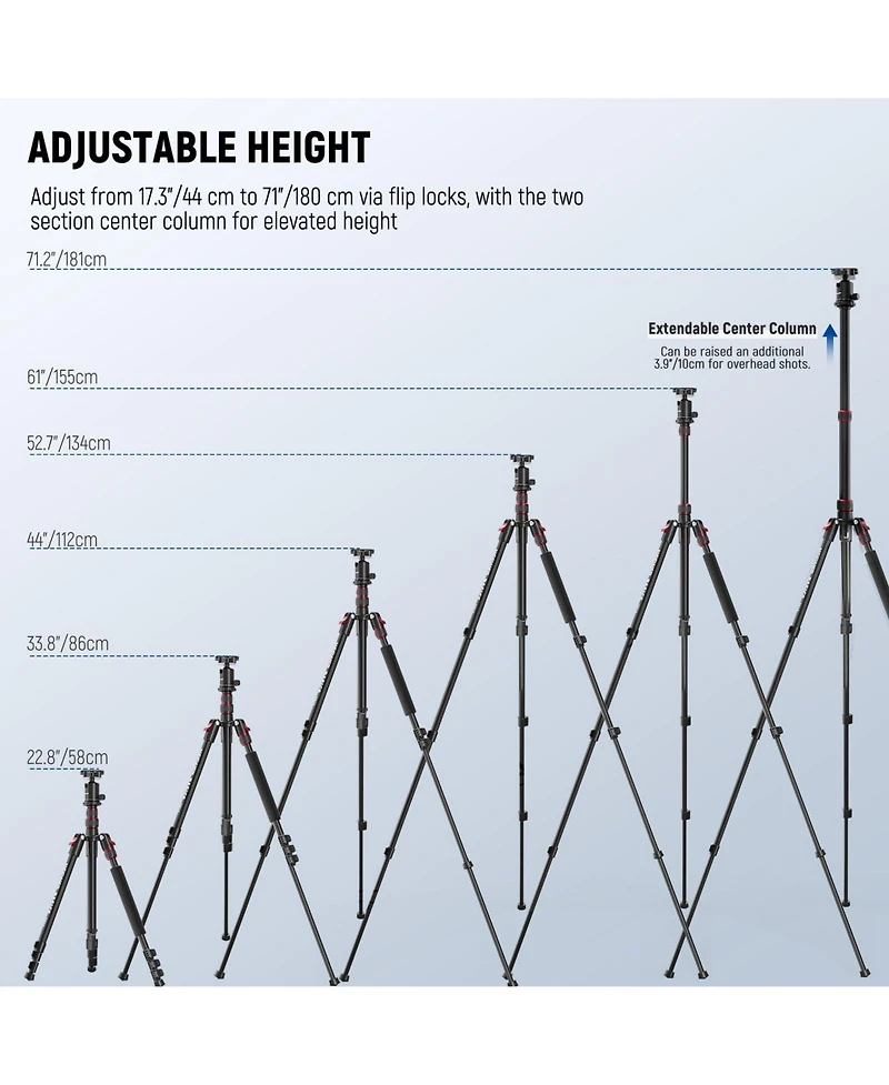 Neewer TP15 Camera Tripod for select iPhone models