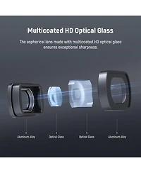 Neewer Ls-70 Camera Lens Accessory with 0.72x for Dji Osmo Pocket 3