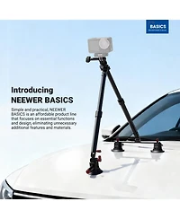 Neewer CA166 Camera Mounting Accessory with 2.2 lb for select GoPro, Dji and Insta360 action cameras