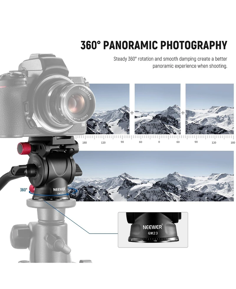 Neewer GM23 Camera Tripod with 3kg, 6.6lb