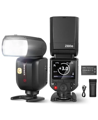Neewer Z880-n Camera Flash with 76Ws, 3000mAh, Ttl for Nikon