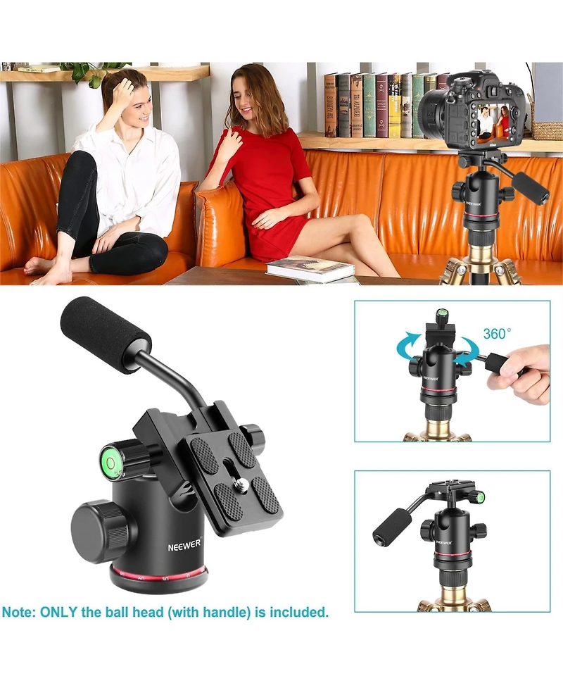 Neewer Camera Tripod with 4 inch