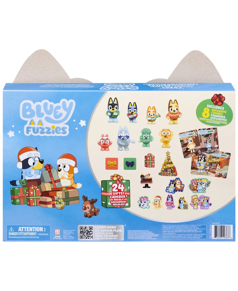 Macy's Bluey Fuzzies Advent Calendar 24-Piece Collectible Set, Ages 3+