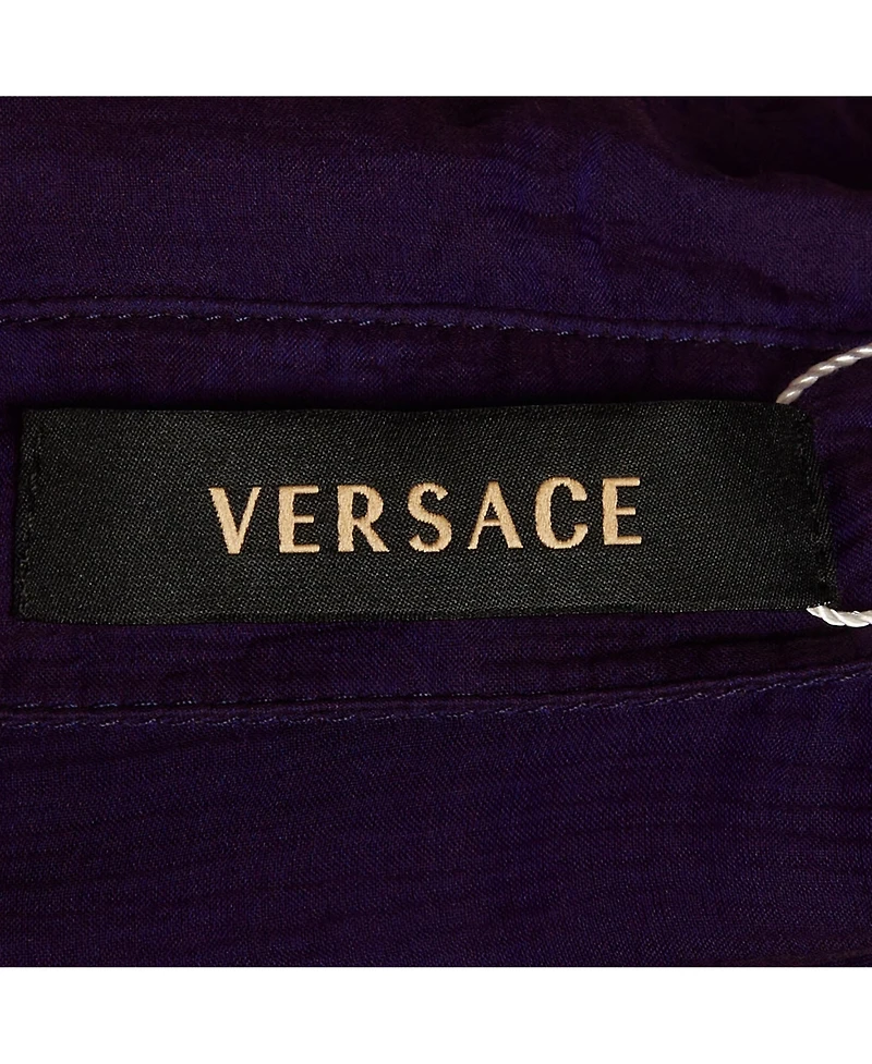 Pre-Owned Versace Women's Sheer Silk Chiffon Blouse