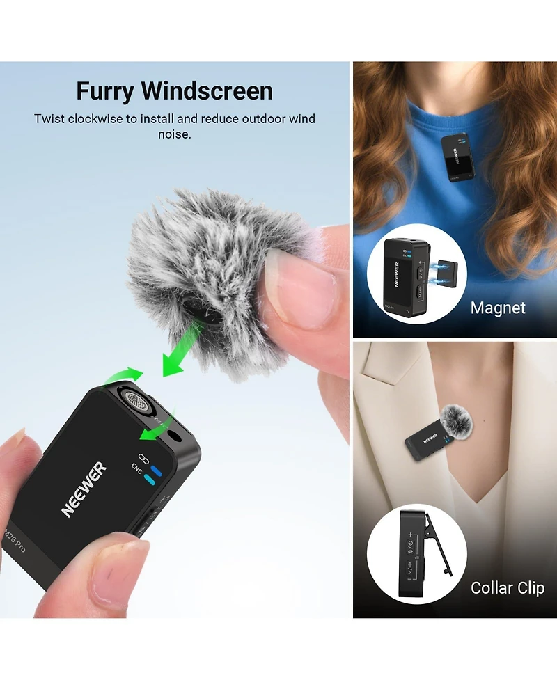 Neewer CM26 Microphone for select iPhone and Android mobile devices