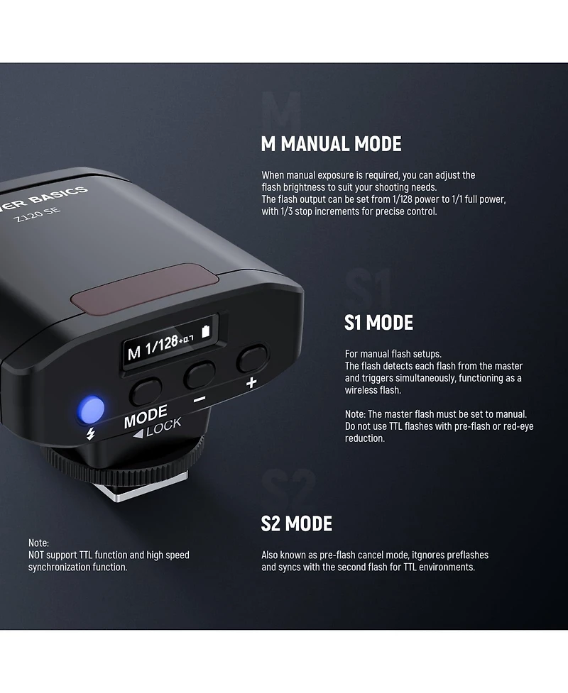 Neewer GN12 Camera Flash with 2000mAh, 5600K for select Canon, Nikon and Sony cameras