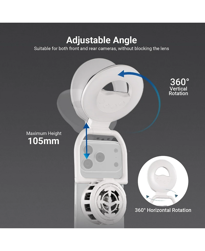 Neewer N36 Ring Light with 4W, 800mAh, CRI80 for select iPhone models