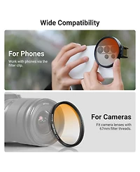 Neewer ND32 Camera Lens Accessory with Cpl, ND32 for select iPhone and Android mobile devices