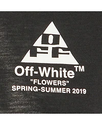 Pre-Owned Off-White Women's Flowers Logo Graphic T-Shirt