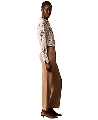 Calvin Klein Women's Straight-Leg Ankle Pants