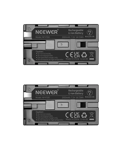 Neewer Np-F550 Led Video Light with 2600mAh for select Sony Np-f-series devices