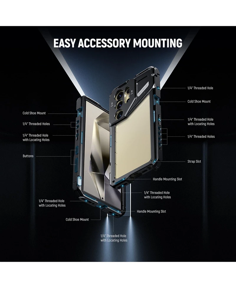 Neewer PA042 Camera Mounting Accessory for Samsung Galaxy Moment T Series Lenses