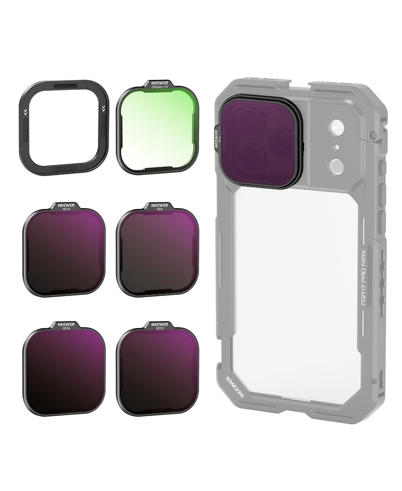 Neewer PA143 Camera Mounting Accessory with ND8 for select iPhone models