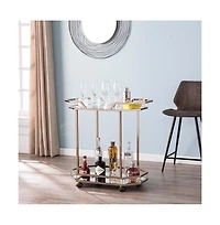 Augusta Home Ari Art Deco Bar Cart