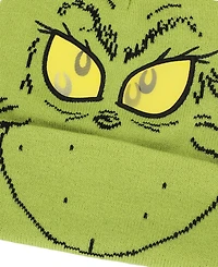 Bioworld Boys' and Girls' The Grinch Hat and Gloves, 2-Piece Set